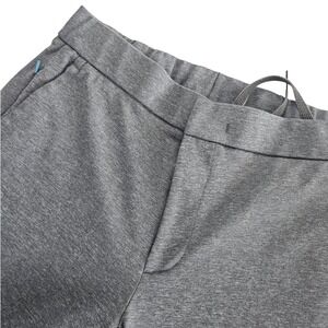 BONOBOS Mens Gray Jogger Pants Size L Short Elastic Waist Drawstring Pockets
